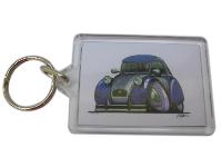 2CVWA701 Blue Keyring