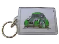 2CVWA701 Green keyring